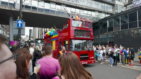 Birmingham Pride Parade March Stock Footage 276325191