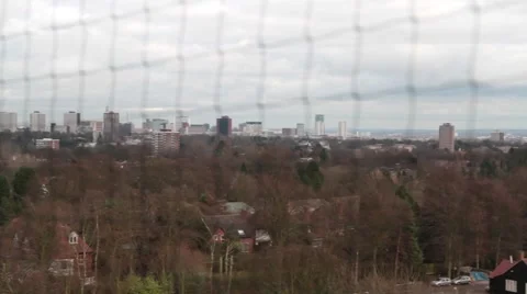 Birmingham Skyline Pan 库存影片 49950429