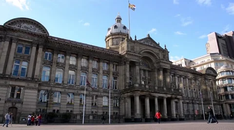 Birmingham Victoria Square Stock Footage 50492764