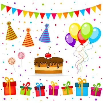 Birtday party Stock Illustration