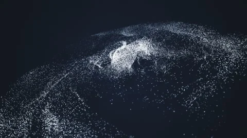 The Birth of an Abstract Galaxy Stock Footage 252458351