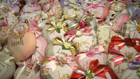 Birth boxes with names attached Vídeos de archivo 71054103