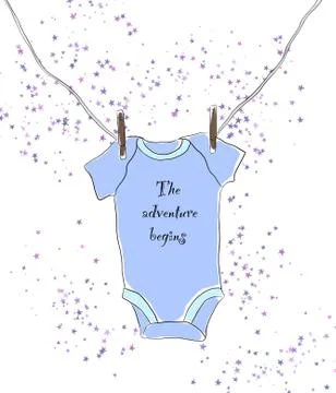 Birth of a child Stock Illustration