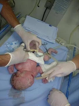 Birth of child Stock Photos