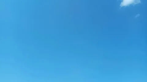Birth of clouds in the blue sky. Timelapse. Stock Footage 78996496