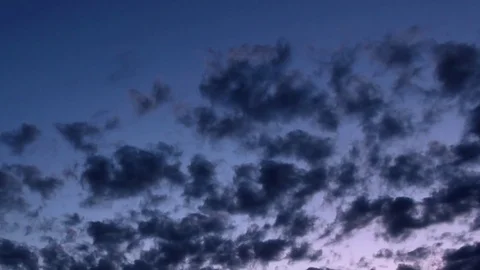 The birth of clouds - Timelapse. Close up Video stock 70217382