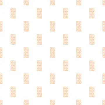 Birth control pills blister pack seamless pattern Stock-Illustration