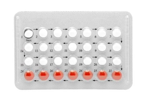 Birth control pills Foto stock