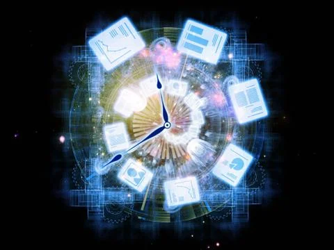 Birth of documents Stock Illustration