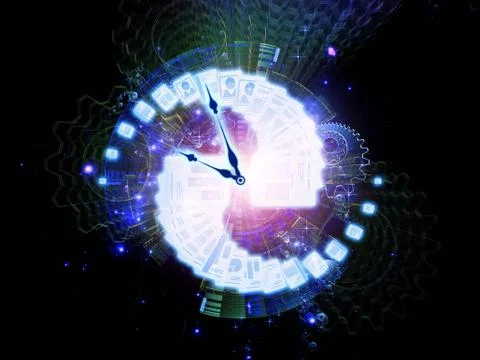 Birth of documents Stock Illustration