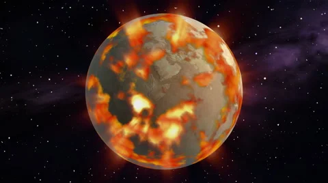 Birth of the Earth 4K 動画素材 50114356