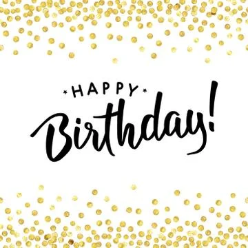 Birth gold dot Stock Illustration