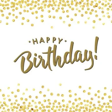 Birth gold dot2 Stock Illustration