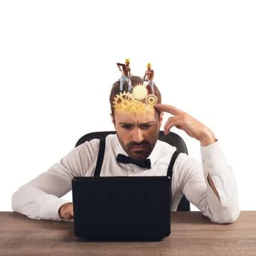 Birth of an idea Stock Photos