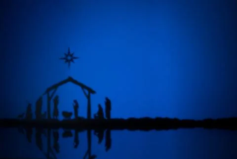 Birth jesus Foto stock