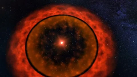 The birth of the protosun during lifecycle of the solar system Stock Footage 320653142