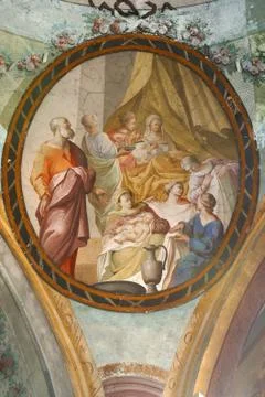 Birth of Saint John the Baptist Stock Photos