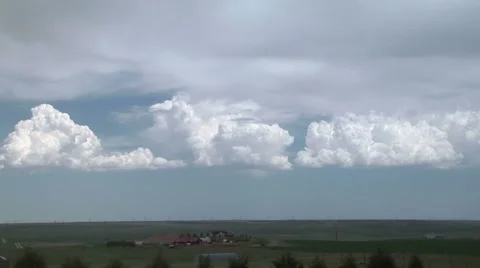 Birth of a Squall Line Stock Footage 54742475