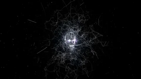 The birth of thought.Abstract background for different events and projects Vídeo Stock 79602253