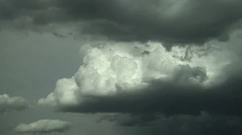 Birth of a Thunderstorm Stock Footage 54728783