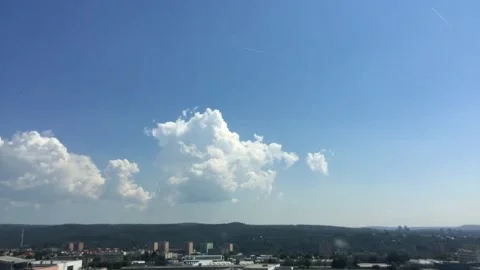 Birth of the thunderstorm. Stock Footage 139614817