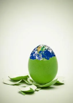 Birth of world concept Stock Photos