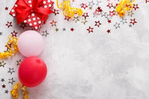 Birthdat or carnival background Stockfoto's