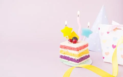 Birthday attributes Stock Photos