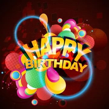 Birthday background Stock Illustration