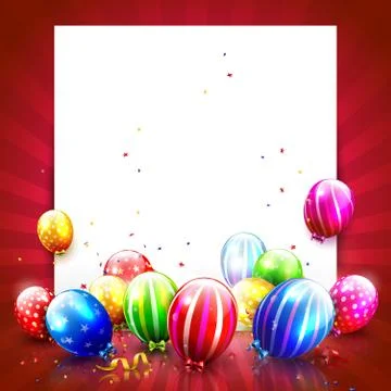 Birthday background Stock Illustration