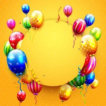Birthday background Stock-Illustration