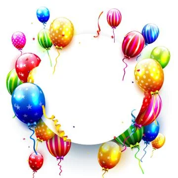 Birthday background Stock-Illustration