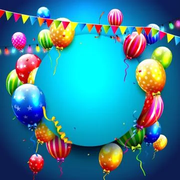 Birthday background Stock Illustration