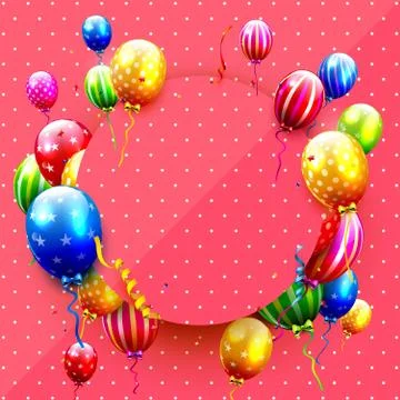 Birthday background Stock Illustration