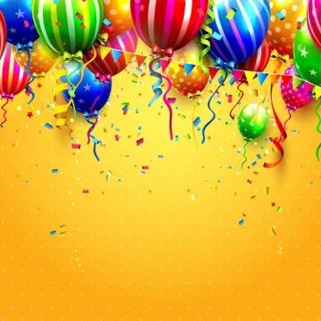 Birthday background Stock Illustration