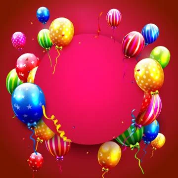 Birthday background Stock Illustration