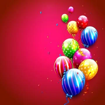 Birthday background Illustrazione stock