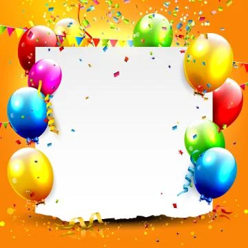 Birthday background Stock Illustration