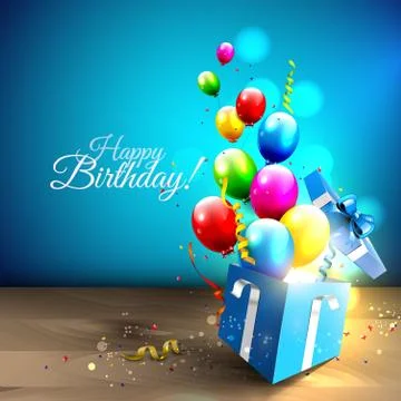 Birthday background Stock Illustration