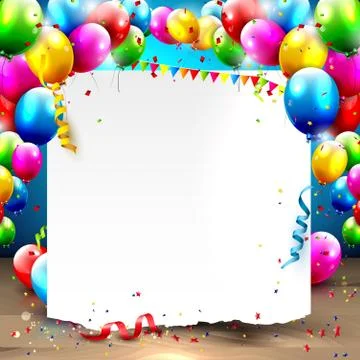 Birthday background Stock Illustration