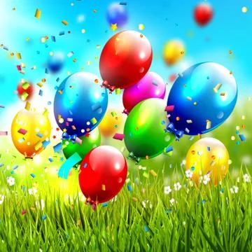 Birthday background Stock-Illustration