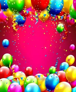 Birthday background Stock Illustration
