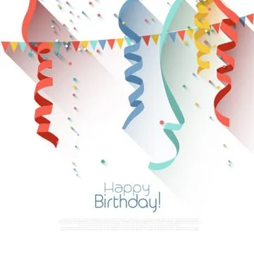 Birthday background Stock Illustration