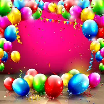 Birthday background Stock-Illustration