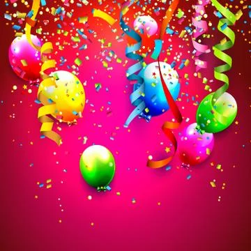 Birthday background Illustrazione stock