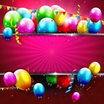 Birthday background Stock-Illustration