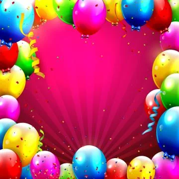 Birthday background Stock Illustration