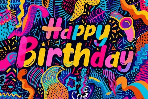 Birthday background Stock Illustration
