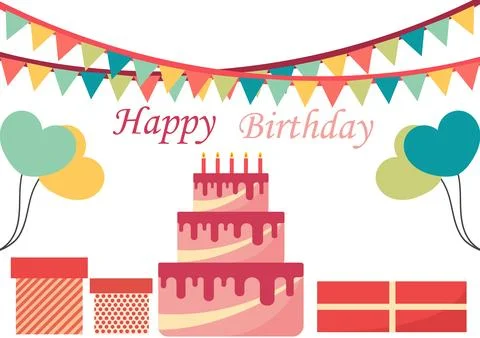 Birthday background Stock Illustration