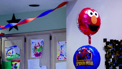 Birthday Balloons Stock Footage 164872391